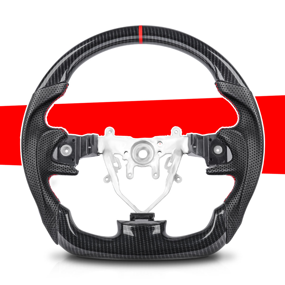 Car Accessories Racing - Hydro roda kemudi mobil Cetak serat