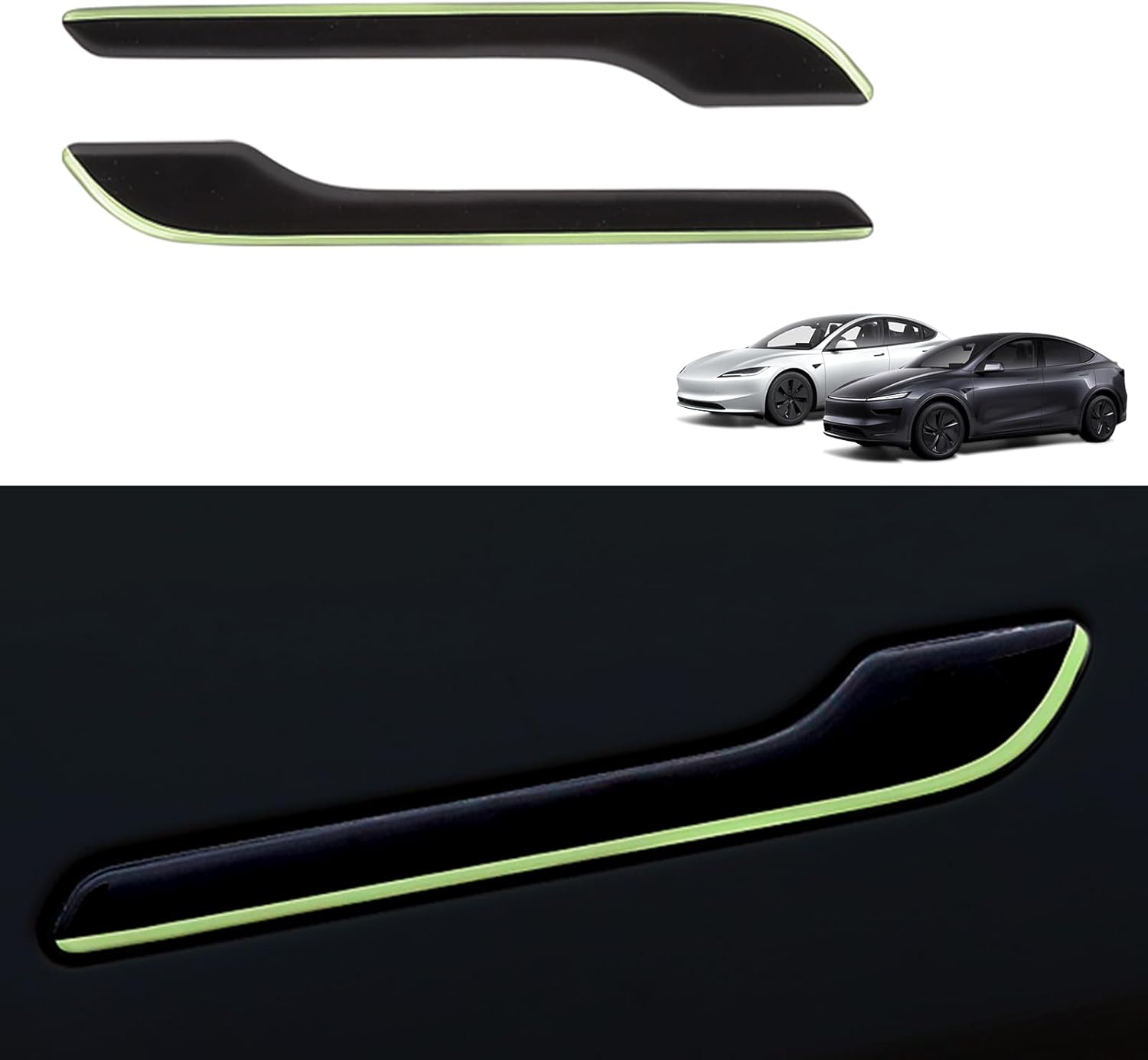 Car Door Handle Protector - Untuk Stiker Mobil Tesla Model 3