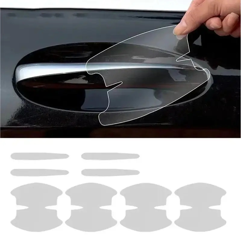 Car Door Handle Protector - Stiker Gagang Pintu Mobil 8 Buah