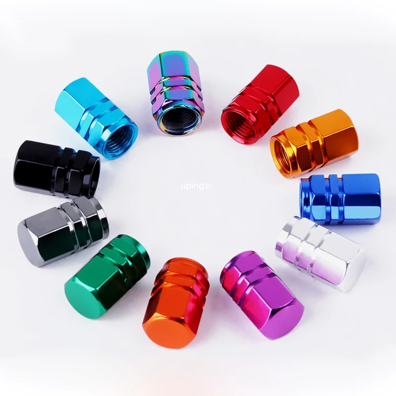 Steering Wheel Cover - 4 Buah Tutup Katup Ban Aluminium,