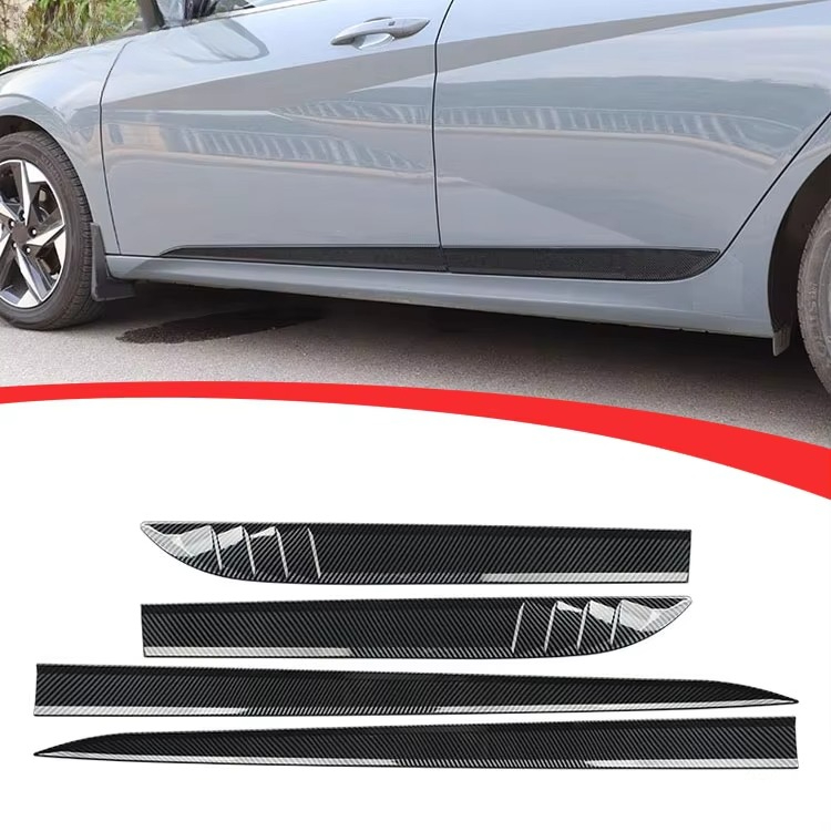Car Accessories Racing - Stiker Side Skirt Pintu Mobil Warna