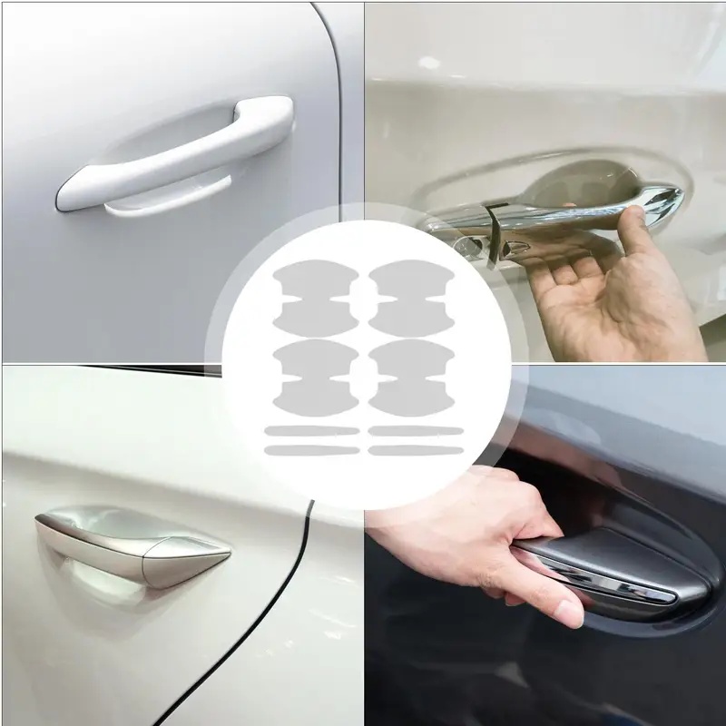 Car Door Handle Protector - Stiker Gagang Pintu Mobil 8 Buah