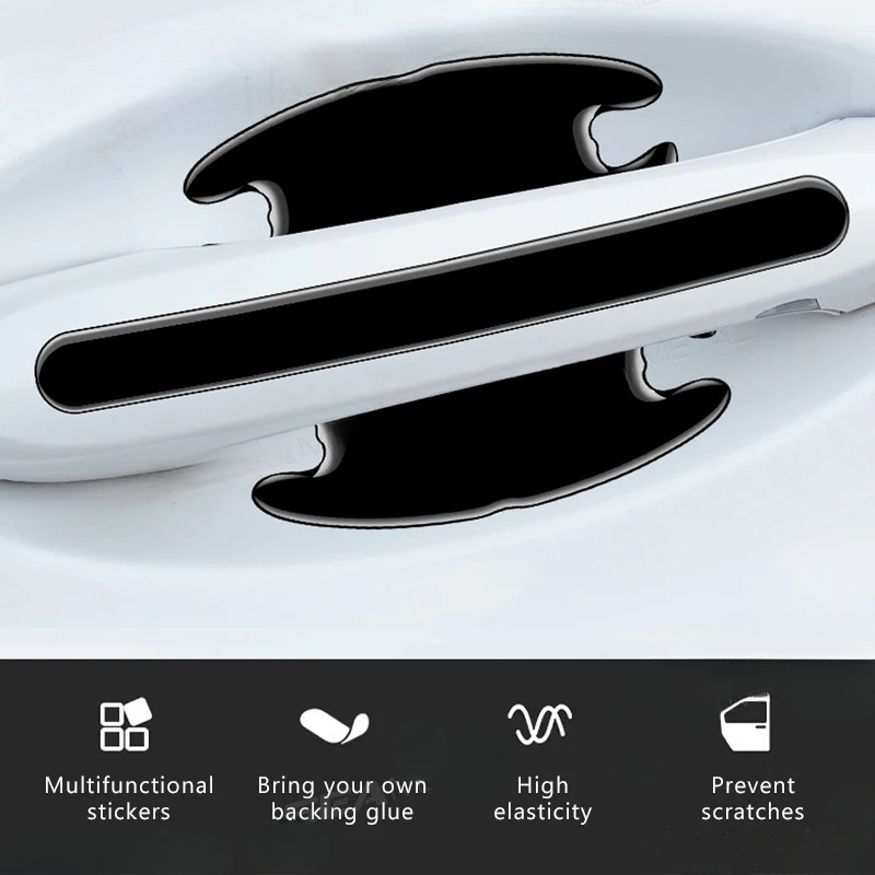 Car Door Handle Protector - SEAMETAL Stiker Pelindung Anti Gores untuk