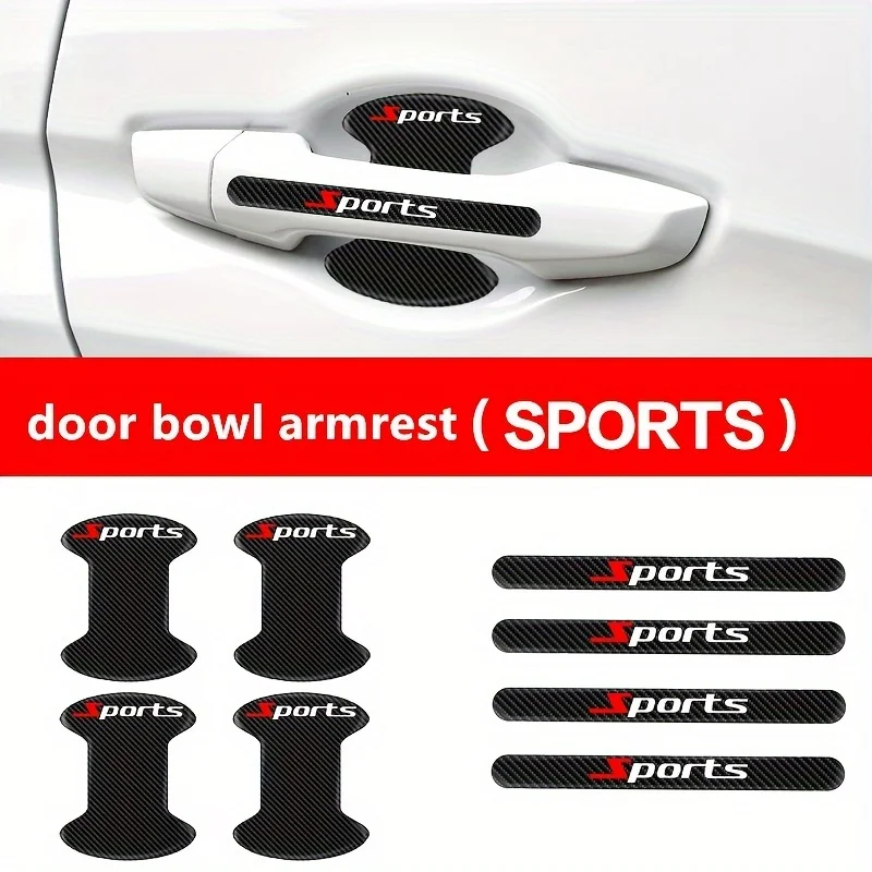 Car Door Handle Protector - 8 Buah/Set Pelindung Gagang Pintu Mobil,