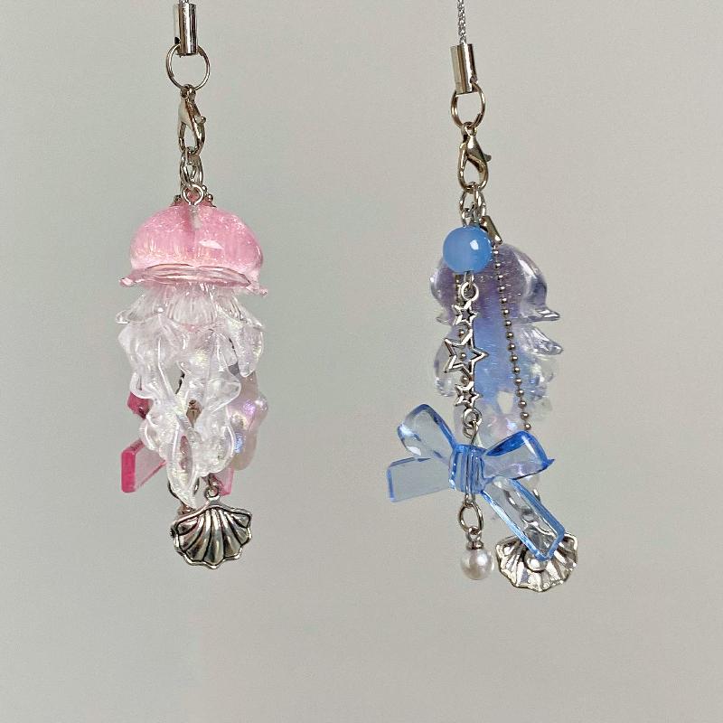 Car Accessories Bangkok - 1 buah Gantungan Kunci Jellyfish, Bintang