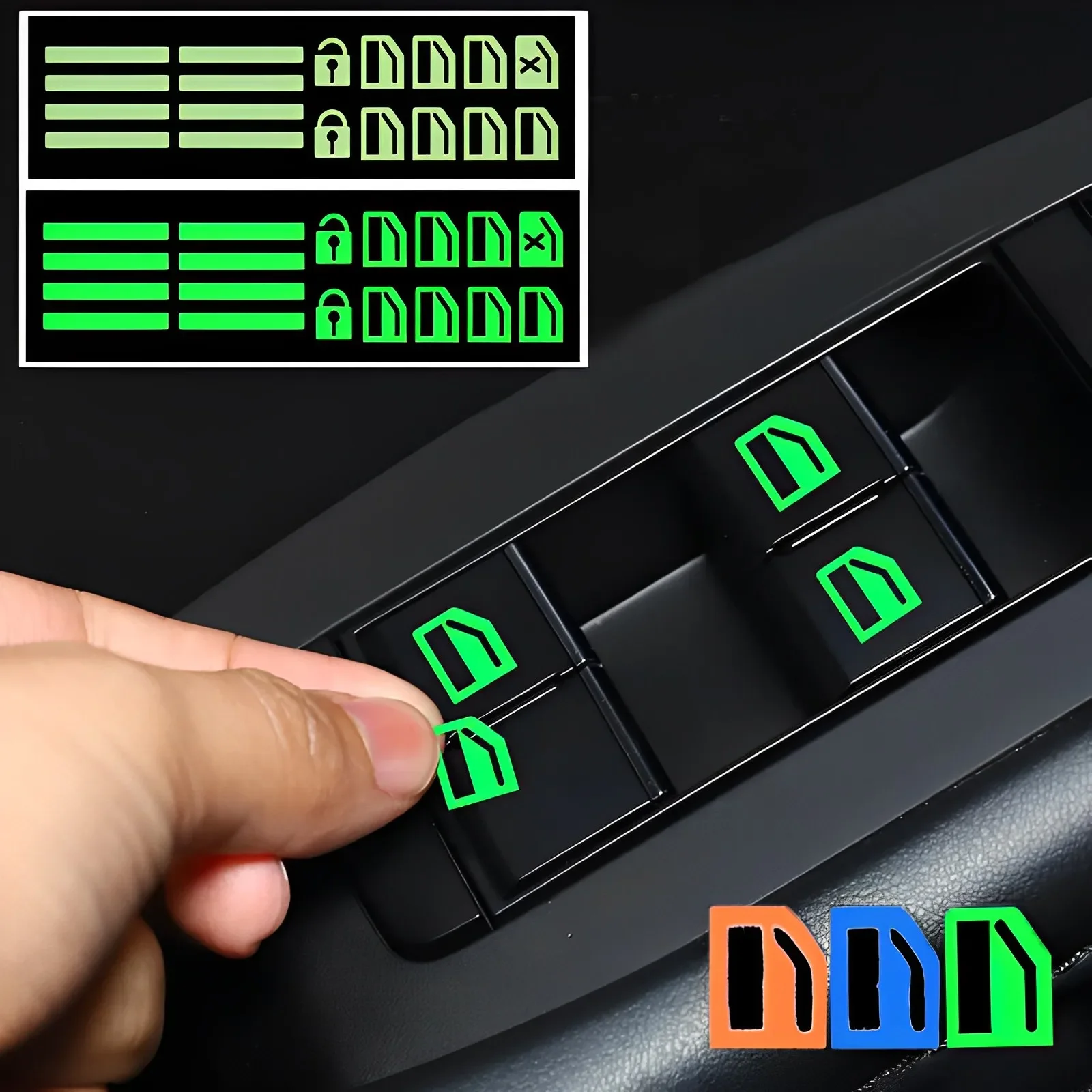 18pcs Stiker Tombol Kontrol Je - Car Accessories Window ulasan dan harga