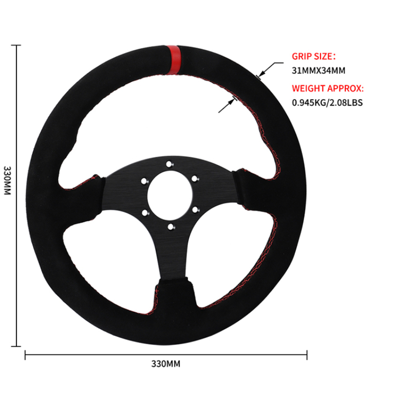 Setir Balap Suede Mendukung Lo - Car Accessories Racing ulasan dan harga