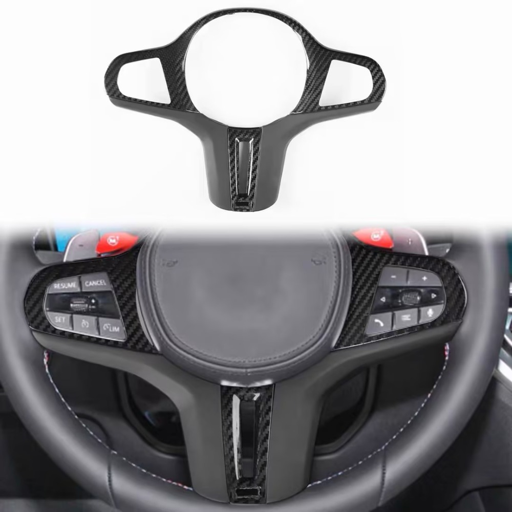 Penutup Trim Setir Serat Karbo - Steering Wheel Cover ulasan dan harga